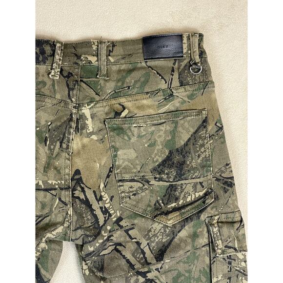 KDNK‎ Pants Mens 36 Green Camo Cargo Hiking Hunting Outdoor Casual Pockets NWT - Picture 10 of 12